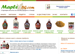 Original maple syrup and maple products from Canada!
